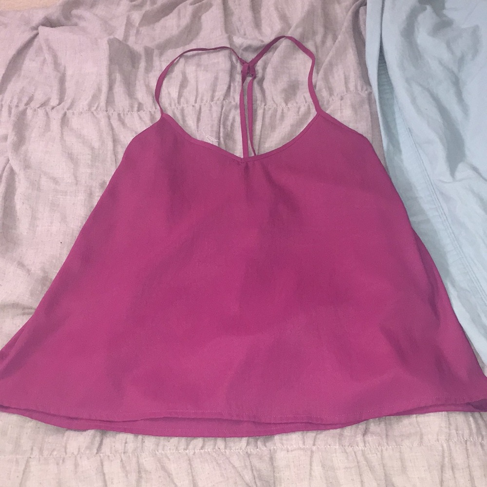 Hollister silk tank top